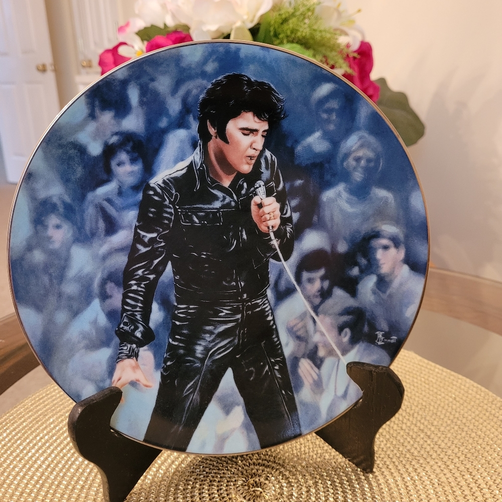 Elvis presley vintage plate